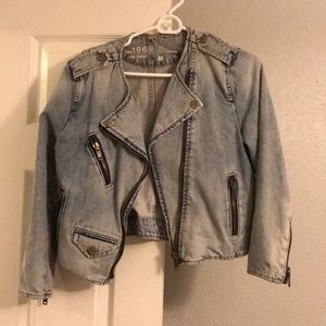 Motorcycle / motor jean jacket